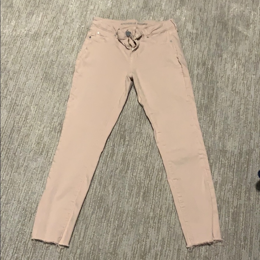 LIKE NEW Articles of Society light pink raw hem 27